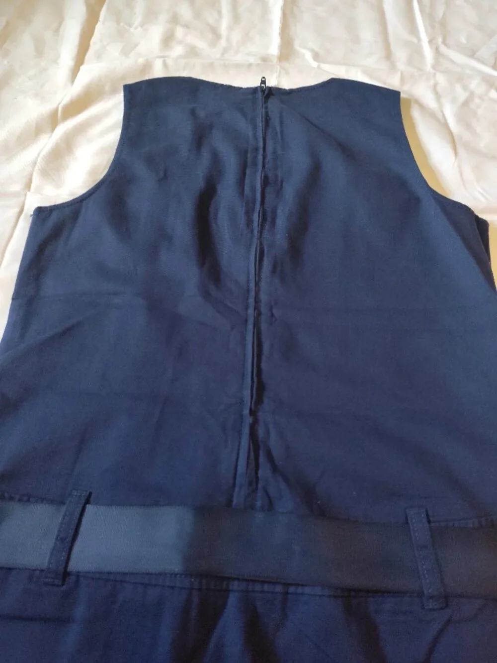Children's Place NWOT Dress Ribbon Uniform Wrinkle Resistant Girls Blue